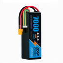DXF 6S 22.2V 7000mAh 100C Softcase LiPo Battery with XT60 & 10AWG Wire for 1/8 RC Cars (1-6 Pack)