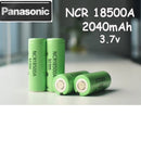 100% Original 3.7V 18500 2040mah Lithium ion Battery For Panasonic NCR18500A 3.6V Battery for Toy Torch Flashlight ect