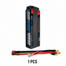 DXF Gray 2S HV 7.6V 10000mAh 150C Hardcase LiPo Battery with 5mm to Deans/T-Plug & 12AWG Wire (1-6 Pack)