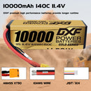 (CN)DXF Lipo Battery 3S 11.4V 10000MAH 150C  lipo Hardcase with  DEANS/T Plug for Rc 1/8 1/10 Buggy Truck Car Off-Road Drone