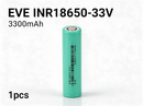 EVE INR18650-33V 3300mAh 10A Li-ion Battery for Flashlights, E-Bikes & DIY Battery Packs (1-100 PCS)