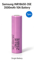 Samsung INR18650-35E 3500mAh 8A Li-ion Battery for Flashlights, E-Bikes & DIY Battery Packs (1-100 PCS)