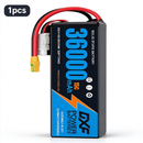 DXF 6S 23.1V 36000mAh 15C Soft Case LiPo Battery with 8AWG Wire for Toy Cars, Boats, UAVs & Drones (1-6 Pack)