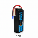 DXF 4S 14.8V 10000mAh 100C Graphene Soft Case LiPo Battery with EC5 Plug for 1/8 1/7 RC Cars, Trucks, Buggies & Boats (1-2 Pack Options)