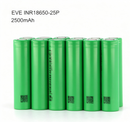 EVE INR18650-25P 2500mAh 20A Li-ion Battery for Power Tools, E-Bikes & DIY Battery Packs (1-100 PCS)