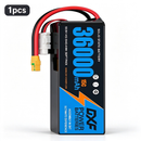 DXF SEMI-SOLID 14S 53.9V 36000mAh 15C Soft Case LiPo Battery with 8AWG Wire for Toy Cars, Boats, UAVs & Drones (1-6 Pack)