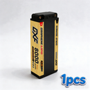 DXF 2S 7.4V 8000mAh 130C Golden NGP Graphene LiPo Hardcase Battery with 12AWG 5mm Bullet to Deans Plug for 1/8 1/10 RC Car Truck Boat Drone (1-6 Pack Available)