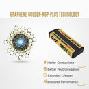 DXF EFRA Certificate 5mm 2S 6600mAh 7.6V 150C GOLDEN-NGP HV LiPo Battery Hardcase with Deans/T 5mm - 1-6 Packs Available for 1:8 RC Cars, Multirotors, Helicopters & Boats