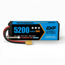 DXF Lipo Battery 4S 14.8V 5200MAH 80C  lipo Hardcase with  XT90 Plug for Rc 1/8 1/10 Buggy Truck Car Off-Road Drone