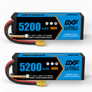 DXF LiPo Battery 3S 11.1V 5200mAh 100C Graphene Softcase with EC5 / T / TRX / XT60 / XT90 / XT150 / Q8s Plug for RC 1/8 1/10 Buggy Truck Car Off-Road Drone