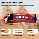 DXF 380mAh 5S 90C 19.0V Lipo Battery Pack for FPV LiPo Battery