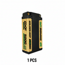 DXF 2S Shorty 7.4V 5200mAh 140C Graphene Hardcase LiPo Battery with 5mm Bullet to Deans Plug for 1/10 RC Buggies, Touring Cars & Trucks (1-6 Pack Available)