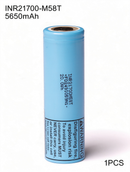 LG M58T INR21700-M58T 5800mAh 12.5A Li-ion Battery for E-Bikes, Flashlights & DIY Battery Packs (1-100 PCS)