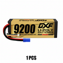 DXF 3S 11.4V 9200mAh 140C Hardcase LiPo Battery with 10AWG EC5 for 1/8 1/10 RC Cars, Boats, Trucks (1-6 Pack Available)