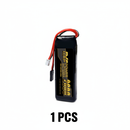 DXF 2S 7.4V 2600mAh 20C LiPo Receiver Battery Hardcase with Futaba Plug for Nitro RC Car Buggy Truggy (Multi-Pack Options)