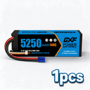 DXF 3S 11.1V 5250mAh 140C Graphene LiPo Hardcase Battery with 10AWG EC5 Plug for 1:8 RC Car Boat Airplane Helicopter Drone (1-6 Pack Available)