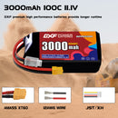 DXF 3000mAh 3S 100C 11.1V Lipo Battery Pack for FPV LiPo Battery
