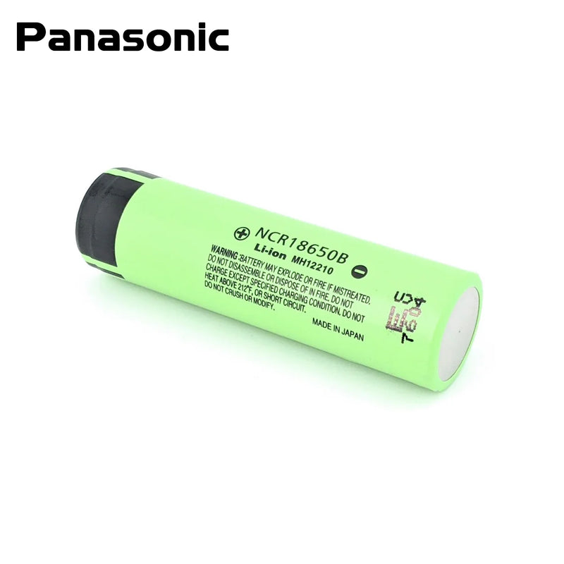 NCR18650B 18650 3400mAh  Battery Panasonic-Japan 3400mAh Li-ion 3.7V Flat Top Rechargeable
