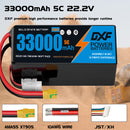 (CN)DXF 6S Lipo Battery 22.2V 10C 33000mAh Soft Case Battery  for Drone UAV FPV Car Truck Tank RC Buggy Truggy Racing Hobby