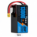 DXF 6S 22.2V 13000mAh 10C Soft Case LiPo Battery with 8AWG Wire for UAVs & Drones (1-6 Pack)