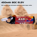 DXF 450mAh 4S 80C 15.2V Lipo Battery Pack for FPV LiPo Battery
