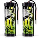 (JP)GTFDR Lipoバッテリー 7.2V 3600MAH リポハードケース付き Tymiaプラグ付き Rc 1/8 1/10 バギートラックカーオフロードドローン用