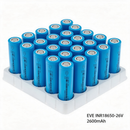 EVE ICR18650-26V 2600mAh 7.5A Li-ion Battery for Flashlights, E-Bikes & DIY Battery Packs (1-100 PCS)