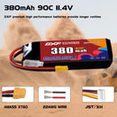 DXF 380mAh 3S 90C 11.4V Lipo Battery Pack for FPV LiPo Battery