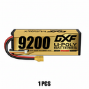 DXF 3S 11.4V 9200mAh 140C Blue Series Graphene Hardcase LiPo Battery with XT90 Plug for 1/8 1/10 RC Cars, Trucks, Buggies & Boats (1-6 Pack Available)