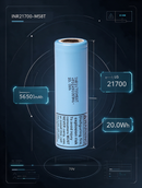LG M58T INR21700-M58T 5800mAh 12.5A Li-ion Battery for E-Bikes, Flashlights & DIY Battery Packs (1-100 PCS)