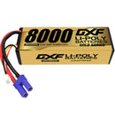DXF 3S Lipo Battery 11.4V 8000mAh 130C GOLD Version Graphene Hardcase with EC5 Plug for RC 1/8 1/10 Buggy Truck Car Off-Road (1-6 Pack)