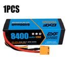(CA)DXF Lipo Battery 4S 14.8V 8400mAh 120C/240C HardCase Lipo Battery for RC HPI HSP 1/8 1/10 Buggy RC Car Truck