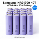 Samsung INR21700-40T 4000mAh 35A Li-ion Battery for Power Tools, E-Bikes & DIY Battery Packs (1-100 PCS)