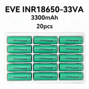 EVE INR18650-33VA 3300mAh 10A Li-ion Battery for Power Tools, E-Bikes & DIY Battery Packs (1-100 PCS)