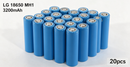 LG MH1 INR18650-MH1 3200mAh 10A Li-ion Battery for E-Bikes, Flashlights & DIY Battery Packs (1-100 PCS)