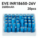 EVE ICR18650-26V 2600mAh 7.5A Li-ion Battery for Flashlights, E-Bikes & DIY Battery Packs (1-100 PCS)