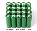 Sony VTC4 US18650VTC4 2100mAh 30A Li-ion Battery for Power Tools, RC Drones & DIY Battery Packs (1-100 PCS)