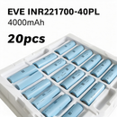 EVE INR21700-40PL 4000mAh 70A Li-ion Battery for Power Tools, E-Bikes & DIY Battery Packs (1-100 PCS)