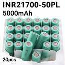 EVE INR21700-50PL 5000mAh 125A Li-ion Battery for Power Tools, E-Bikes & DIY Battery Packs (1-100 PCS)