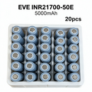 EVE INR21700-50E 5000mAh 15A Li-ion Battery for E-Bikes, Scooters & DIY Battery Packs (1-100 PCS)