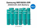 Samsung INR18650-20R 2000mAh 20A Li-ion Battery for Power Tools, E-Vehicles & DIY Battery Packs (1-100 PCS)