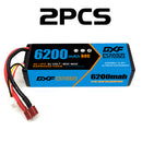 (CA)DXF Lipo Battery 3S 11.1V 6200MAH 80C  lipo Hardcase Deans/T Plug for Rc 1/8 1/10 Buggy Truck Car Off-Road Drone