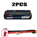 (UK) DXF 2S 7.6V Lipo Battery 140C 8000mAh LCG with 5mm Bullet for RC 1/8 Vehicles Car Truck Tank Truggy Competition Racing Hobby