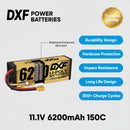 DXF 리포 배터리 4S 15.2V 9200MAH 130C 골드시리즈 그래핀 리포 하드케이스 (EC5 및 XT90 플러그 포함) Rc 1/8 1/10 버기 트럭 자동차 오프로드 드론용