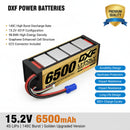 DXF LiPo Battery 4S HV 15.2V 6500mAh 140C Graphene Softcase Gold with EC5 / T / TRX / XT60 / XT90 / XT150 / Q8s Plug for RC 1/8 1/10 Buggy Truck Car Off-Road Drone
