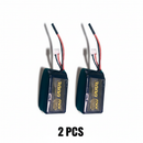 DXF 2S 7.4V 3000mAh 20C Compact Hardcase LiPo Battery for 1/8 1/10 RC Cars, Trucks, Buggies & Boats (2, 4, 6 Pack Available)