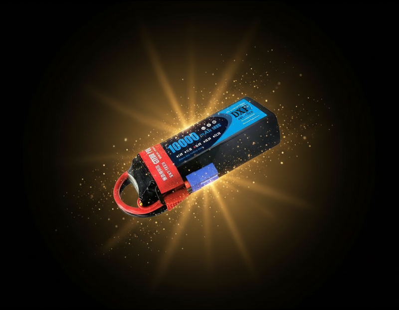 DXF 4S LiPo Battery 14.8V 10000mAh 100C with Deans/XT90/EC5 for RC 1/8 1/10 Car Truck Tank