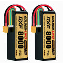 DXF Lipo Battery 6S HV 22.8V 8000mAh 140C GoldSeries Graphene Softcase with EC5 / T / TRX / XT60 / XT90 / XT150 / Q8s | RC Car Boat Drone