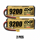 DXF 3S 11.4V 9200mAh 140C Blue Series Graphene Hardcase LiPo Battery with XT90 Plug for 1/8 1/10 RC Cars, Trucks, Buggies & Boats (1-6 Pack Available)