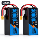 (CN)DXF 12S 리튬 폴리머 배터리 46.2V 15C 30000mAh 소프트 케이스 배터리 (드론 UAV FPV 자동차 트럭 탱크 RC 반고체 배터리 레이싱 취미용)